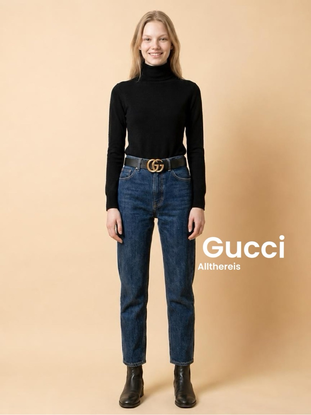 Gucci Marmont Black belt 85 (34) - Picture 5 of 13